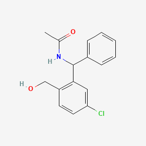 Acetamide, N-[[5-chloro-2-(hydroxymethyl)phenyl]phenylmethyl]-