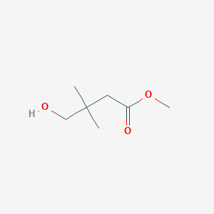 molecular formula C7H14O3 B8549088 Methyl 4-hydroxy-3,3-dimethylbutanoate 