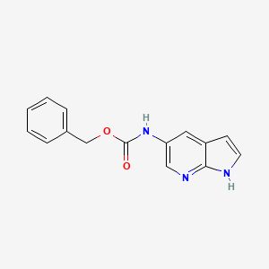 Benzyl 1H-pyrrolo[2,3-b]pyridin-5-ylcarbamate