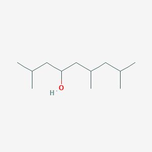 molecular formula C12H26O B085493 2,6,8-Trimethyl-4-nonanol CAS No. 123-17-1