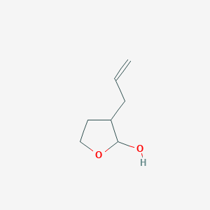 molecular formula C7H12O2 B8549450 3-allyl-tetrahydrofuran-2-ol CAS No. 88938-66-3