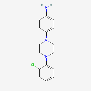 1-(4-Aminophenyl)-4-(2-chlorophenyl)piperazine