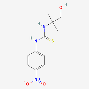 1-(2-Hydroxy-1,1-dimethyl-ethyl)-3-(4-nitro-phenyl)-thiourea