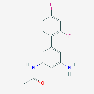 N-(5-amino-2',4'-difluorobiphenyl-3-yl)acetamide