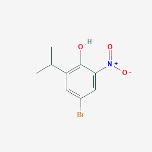 4-Bromo-2-isopropyl-6-nitrophenol