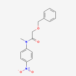 2-benzoxy-N-methyl-N-(4-nitrophenyl)acetamide