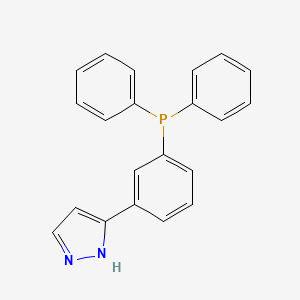 5-[3-(Diphenylphosphanyl)phenyl]-1H-pyrazole