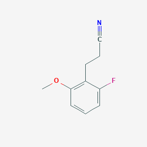 3-(2-Fluoro-6-methoxyphenyl)propionitrile