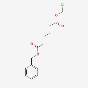 Hexanedioic acid, chloromethyl phenylmethyl ester