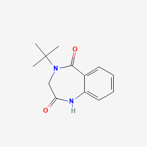 1H-1,4-Benzodiazepine-2,5-dione, 4-(1,1-dimethylethyl)-3,4-dihydro-
