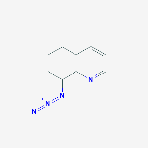 molecular formula C9H10N4 B8549717 8-Azido-5,6,7,8-tetrahydroquinoline 