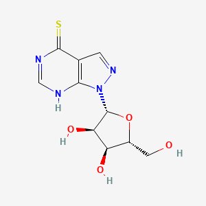 molecular formula C10H12N4O4S B8549797 Thiopurinol ribonucleoside CAS No. 54524-71-9