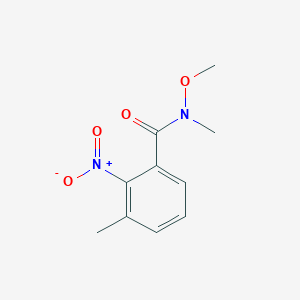 N-methoxy-N,3-dimethyl-2-nitrobenzamide