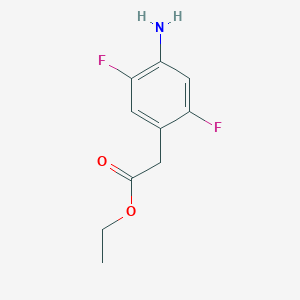 Ethyl 4-amino-2,5-difluorophenylacetate