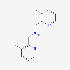 molecular formula C14H17N3 B8550039 Bis-(3-methyl-pyridin-2-ylmethyl)-amine 