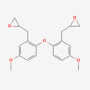 molecular formula C20H22O5 B8550047 2,3-Epoxypropyl4-methoxyphenyl ether 