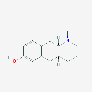 molecular formula C14H19NO B8550119 (4aR,10aS)-1-Methyl-1,2,3,4,4a,5,10,10a-octahydrobenzo[g]quinolin-7-ol CAS No. 54529-14-5