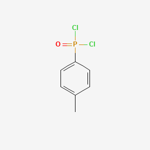 molecular formula C7H7Cl2OP B8550302 1-Dichlorophosphoryl-4-methyl-benzene CAS No. 17566-84-6