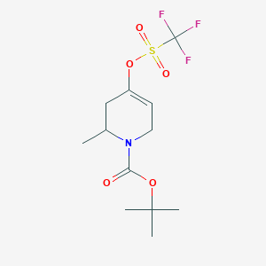 molecular formula C12H18F3NO5S B8550388 MFCD32068041 