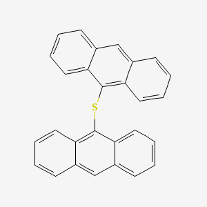 molecular formula C28H18S B8550487 9,9'-Sulfanediyldianthracene CAS No. 61832-79-9