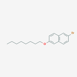 molecular formula C18H23BrO B8550914 2-Bromo-6-octyloxynaphthalene 