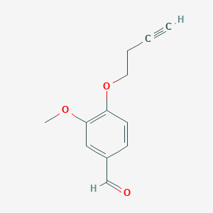 4-(But-3-ynyloxy)-3-methoxybenzaldehyde