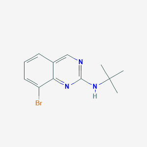 8-bromo-N-tert-butylquinazolin-2-amine