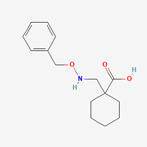 1-{[(Benzyloxy)amino]methyl}cyclohexane-1-carboxylic acid