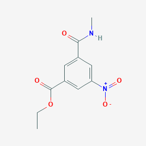N-Methyl-5-nitro-isophthalamic acid ethyl ester