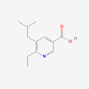 6-Ethyl-5-isobutyl-nicotinic acid