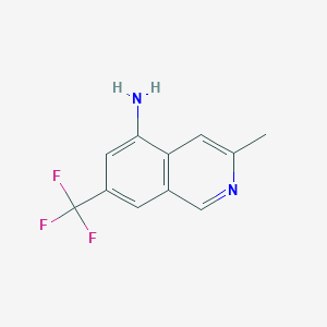 3-Methyl-7-(trifluoromethyl)isoquinolin-5-amine