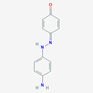 molecular formula C12H11N3O B085512 4-[(4-aminophenyl)azo]phenol CAS No. 103-18-4