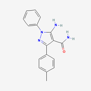 5-Amino-3-(4'-methylphenyl)-1-phenyl-4-pyrazolecarboxamide