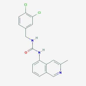 N-(3,4-dichlorobenzyl)-N'-(3-methyl-5-isoquinolinyl)urea