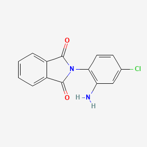 molecular formula C14H9ClN2O2 B8551234 N-(2-amino-4-chlorophenyl)phthalimide 