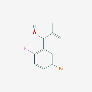 1-(5-Bromo-2-fluorophenyl)-2-methylprop-2-en-1-ol