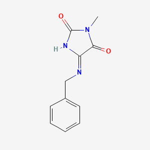 5-Benzylamino-3-methyl-imidazole-2,4-dione