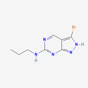 3-bromo-N-propyl-1H-pyrazolo[3,4-d]pyrimidin-6-amine