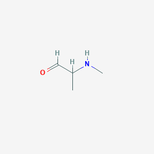 molecular formula C4H9NO B8551464 2-Methylaminopropionaldehyde 