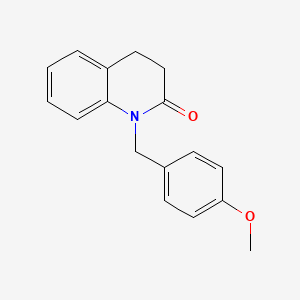 1-[(4-Methoxyphenyl)methyl]-3,4-dihydroquinolin-2(1H)-one