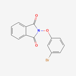 molecular formula C14H8BrNO3 B8551477 2-(3-Bromophenoxy)isoindoline-1,3-dione 