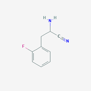 2-Amino-3-(2-fluorophenyl)propanenitrile