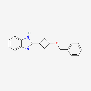 2-(3-(Benzyloxy)cyclobutyl)-1H-benzo[d]imidazole