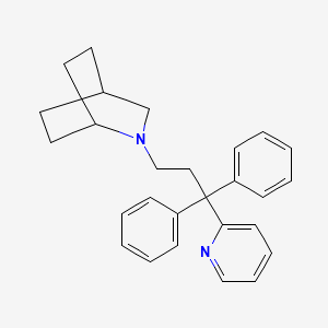 2-[3,3-Diphenyl-3-(pyridin-2-yl)propyl]-2-azabicyclo[2.2.2]octane