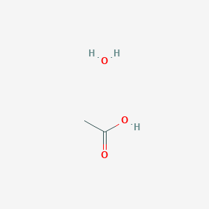 molecular formula C2H6O3 B8551615 Acetate monohydrate CAS No. 19215-29-3