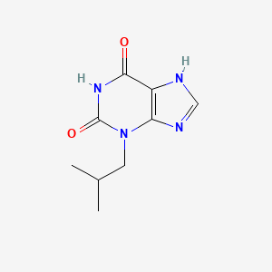 1H-Purine-2,6-dione, 3,7-dihydro-3-(2-methylpropyl)-