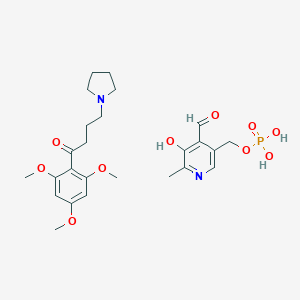 molecular formula C25H35N2O10P B008552 Buflomedil pyridoxal phosphate CAS No. 104018-07-7