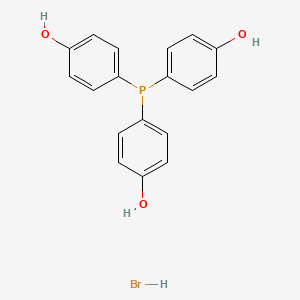 molecular formula C18H16BrO3P B8552217 Tri(p-hydroxyphenyl)phosphine hydrobromide CAS No. 51805-44-8