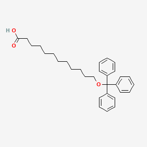 Dodecanoic acid, 12-(triphenylmethoxy)-