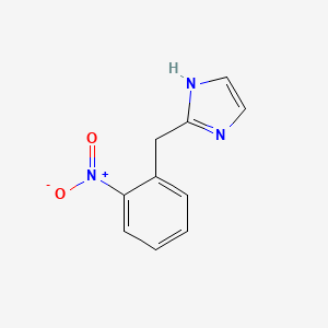 molecular formula C10H9N3O2 B8552279 2-(2-Nitrobenzyl)-imidazole 